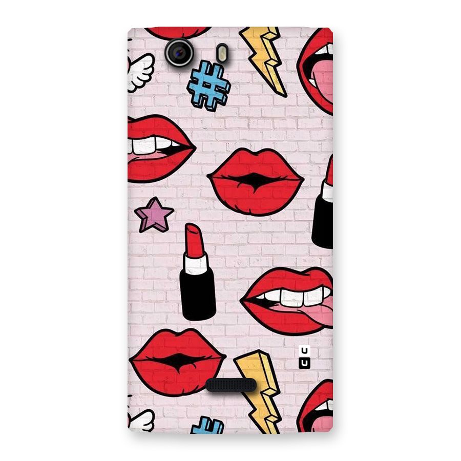 Bold Red Back Case for Canvas Nitro 2 E311