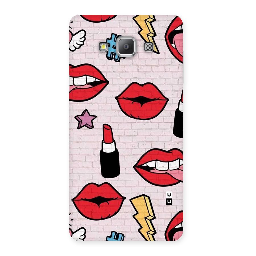 Bold Red Back Case for Galaxy A7