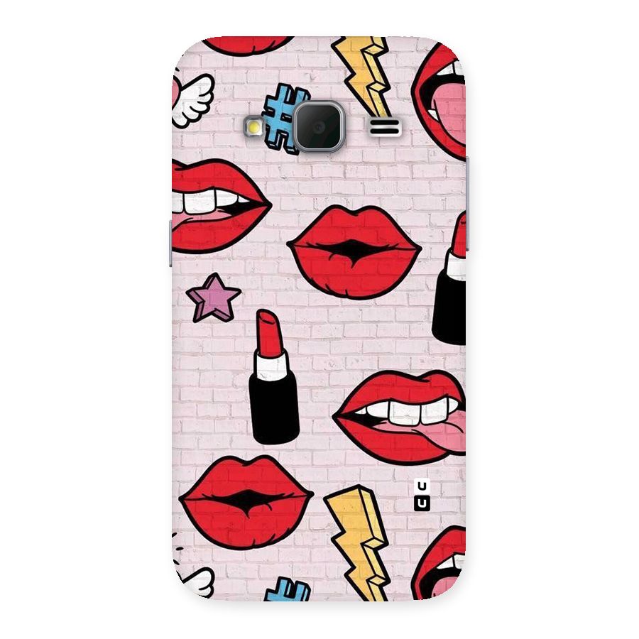 Bold Red Back Case for Galaxy Core Prime