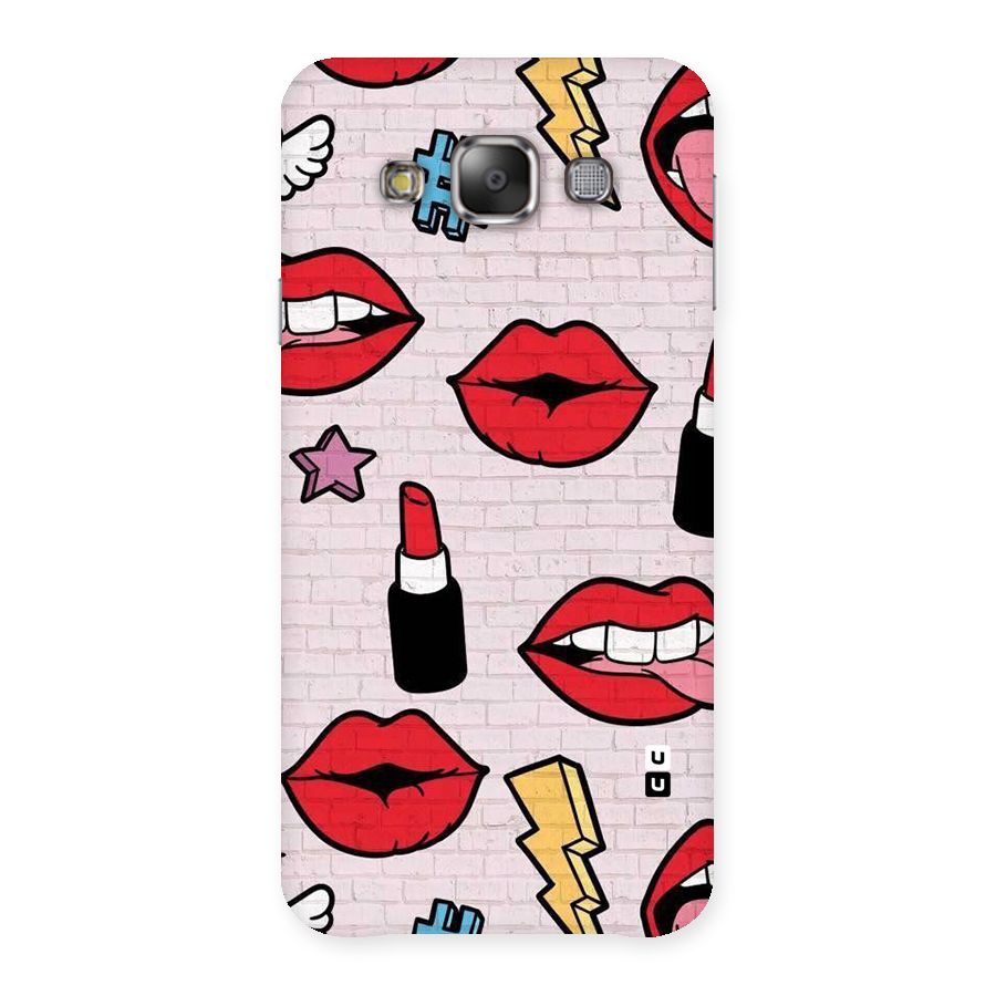Bold Red Back Case for Galaxy E7