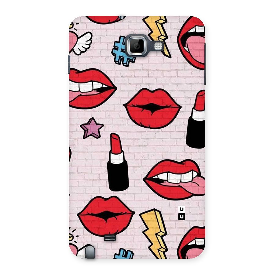 Bold Red Back Case for Galaxy Note