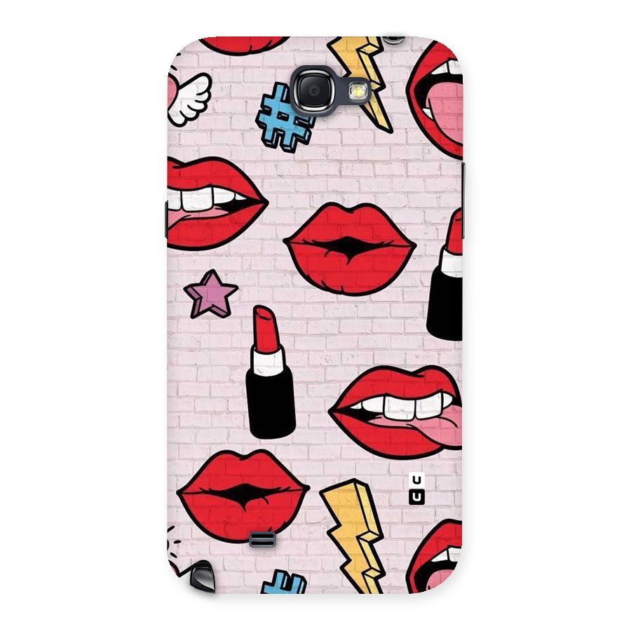 Bold Red Back Case for Galaxy Note 2