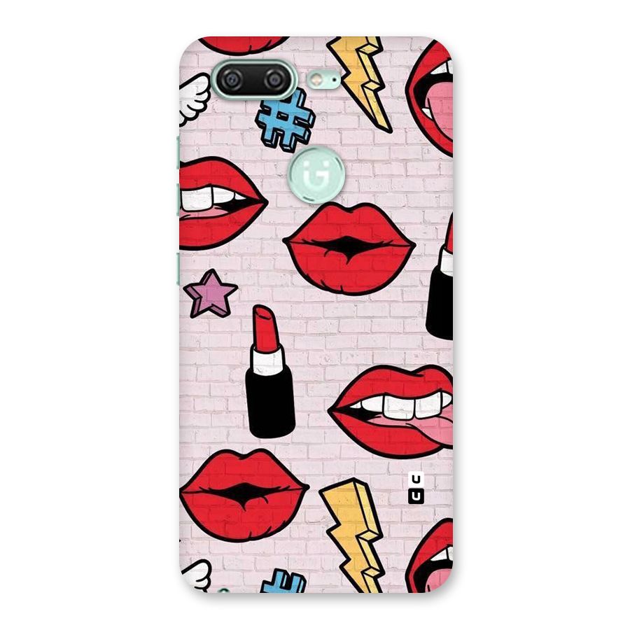 Bold Red Back Case for Gionee S10