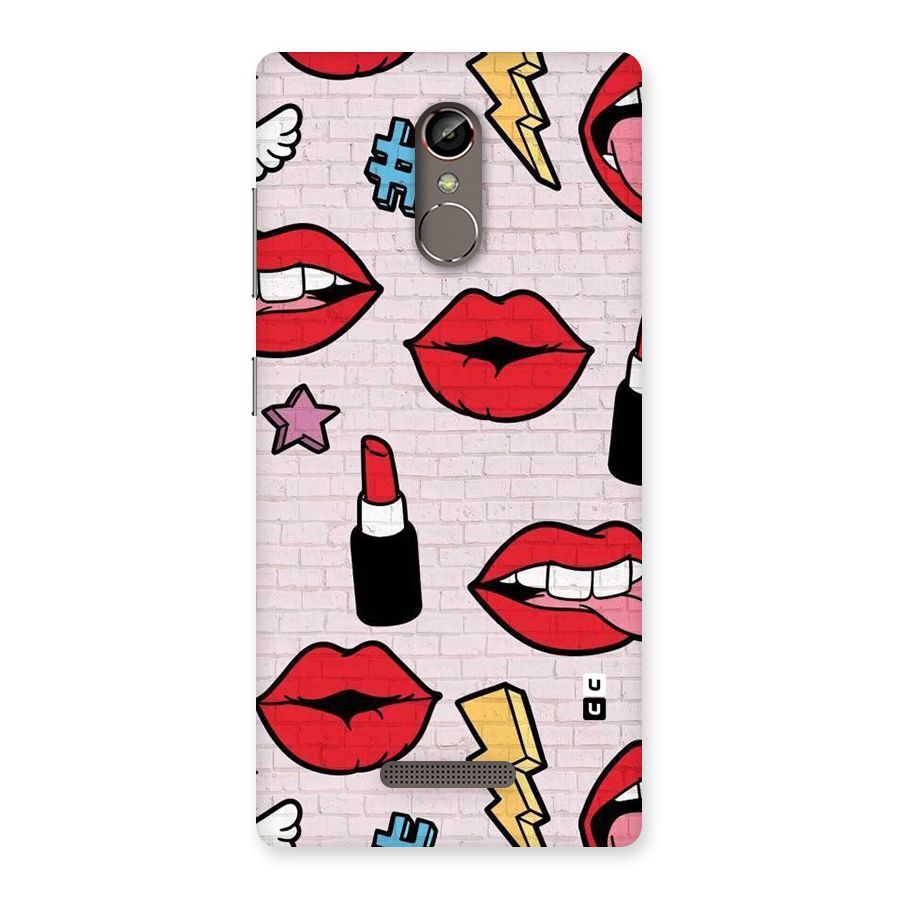 Bold Red Back Case for Gionee S6s