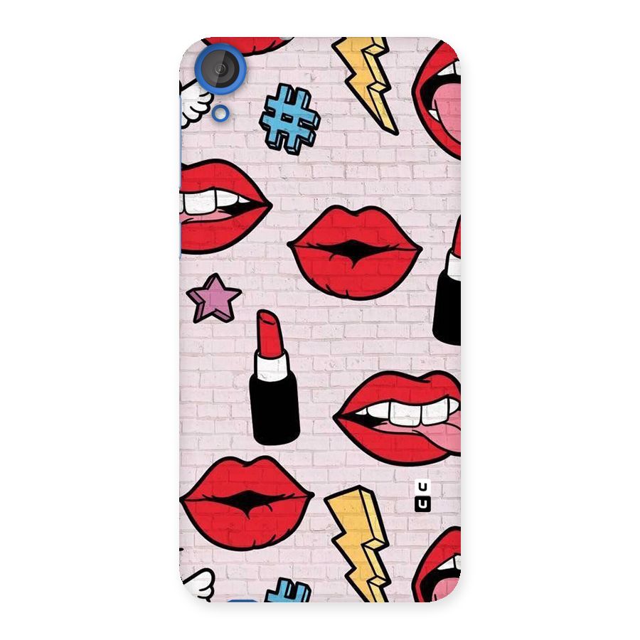 Bold Red Back Case for HTC Desire 820