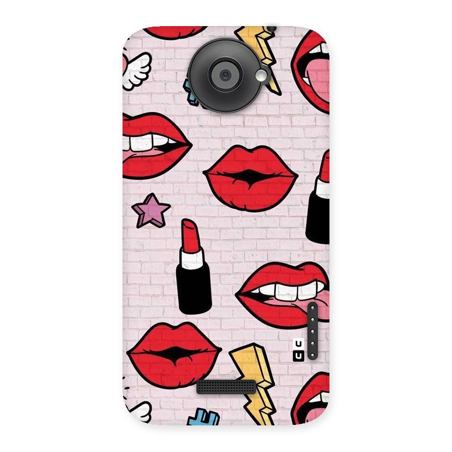 Bold Red Back Case for HTC One X