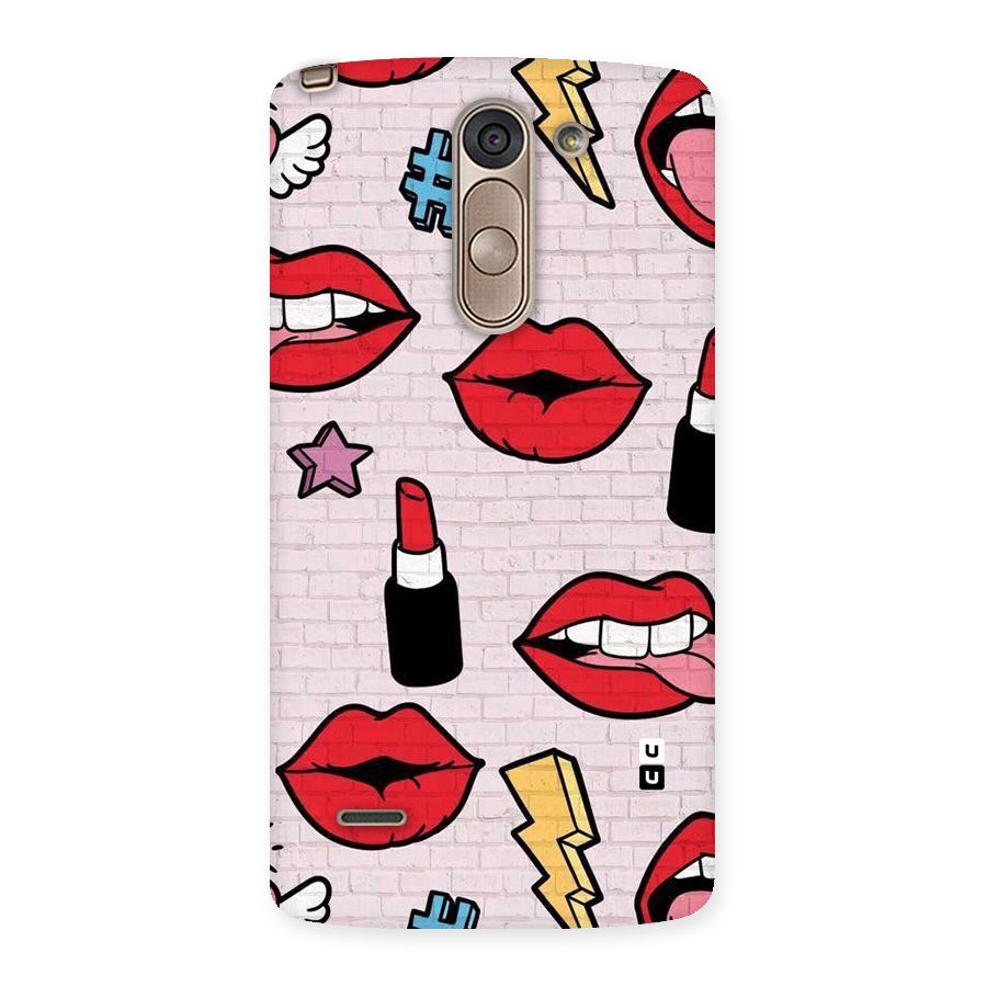 Bold Red Back Case for LG G3 Stylus