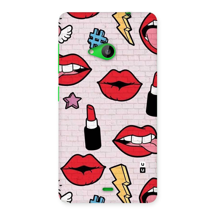 Bold Red Back Case for Lumia 535