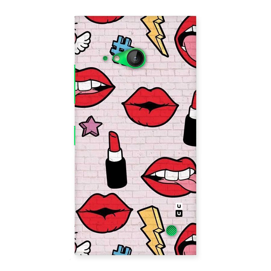 Bold Red Back Case for Lumia 730