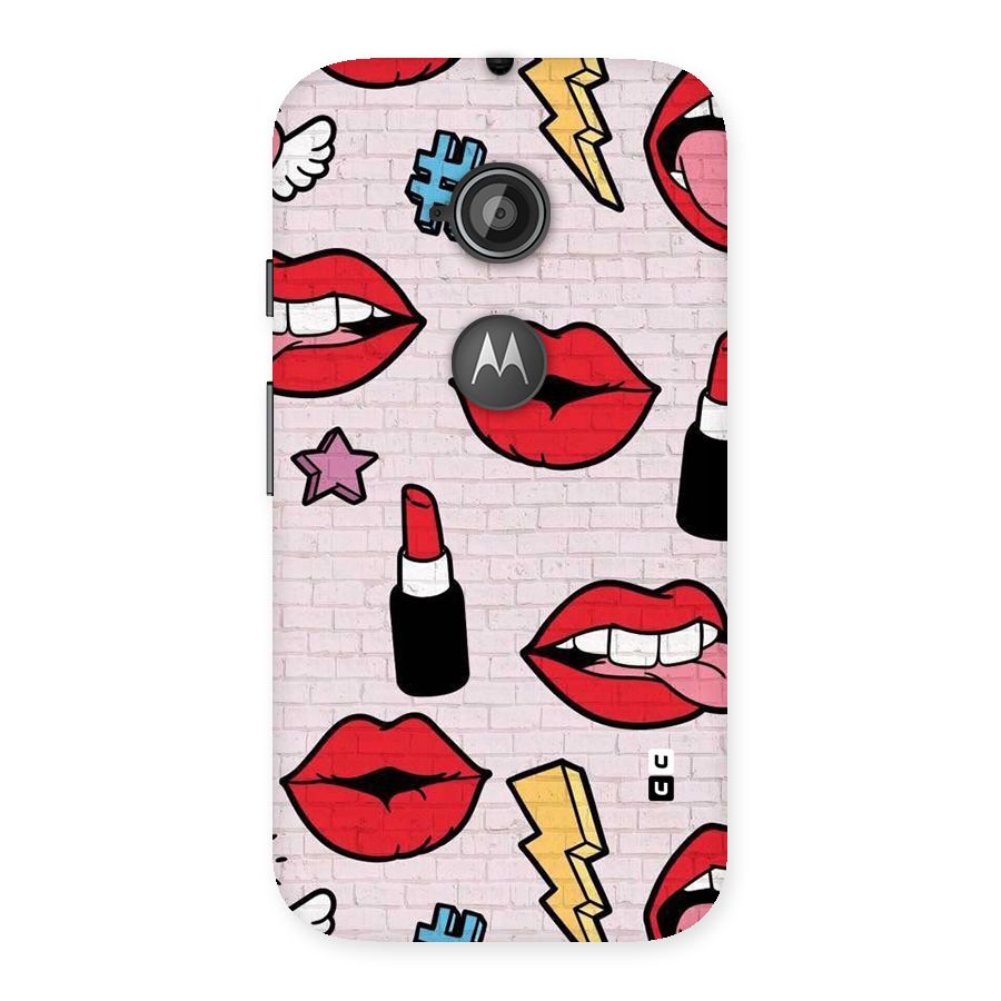 Bold Red Back Case for Moto E 2nd Gen