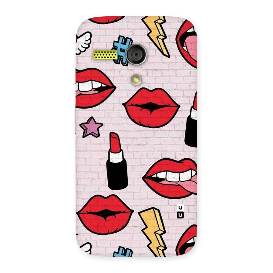 Bold Red Back Case for Moto G