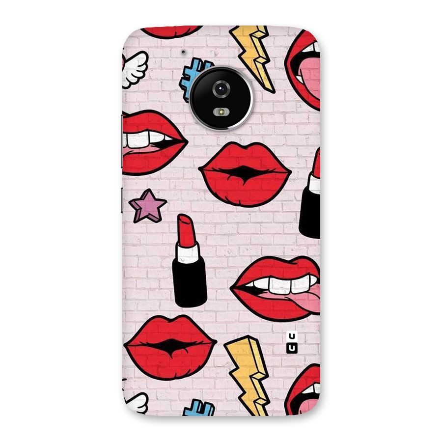 Bold Red Back Case for Moto G5