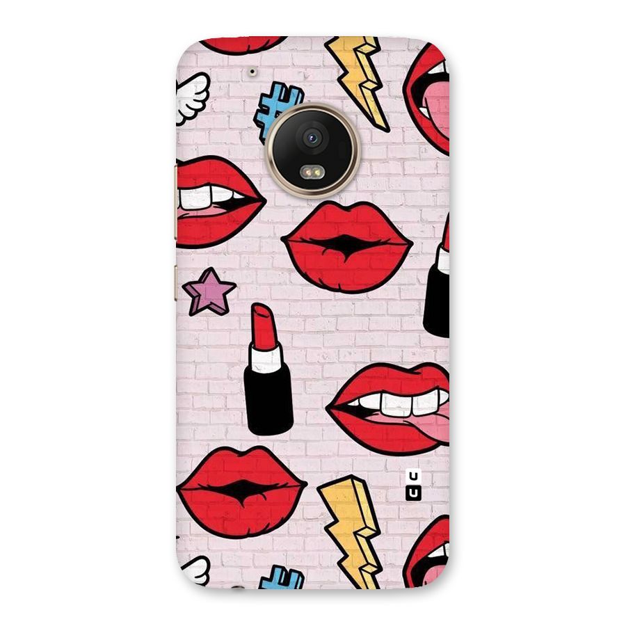 Bold Red Back Case for Moto G5 Plus