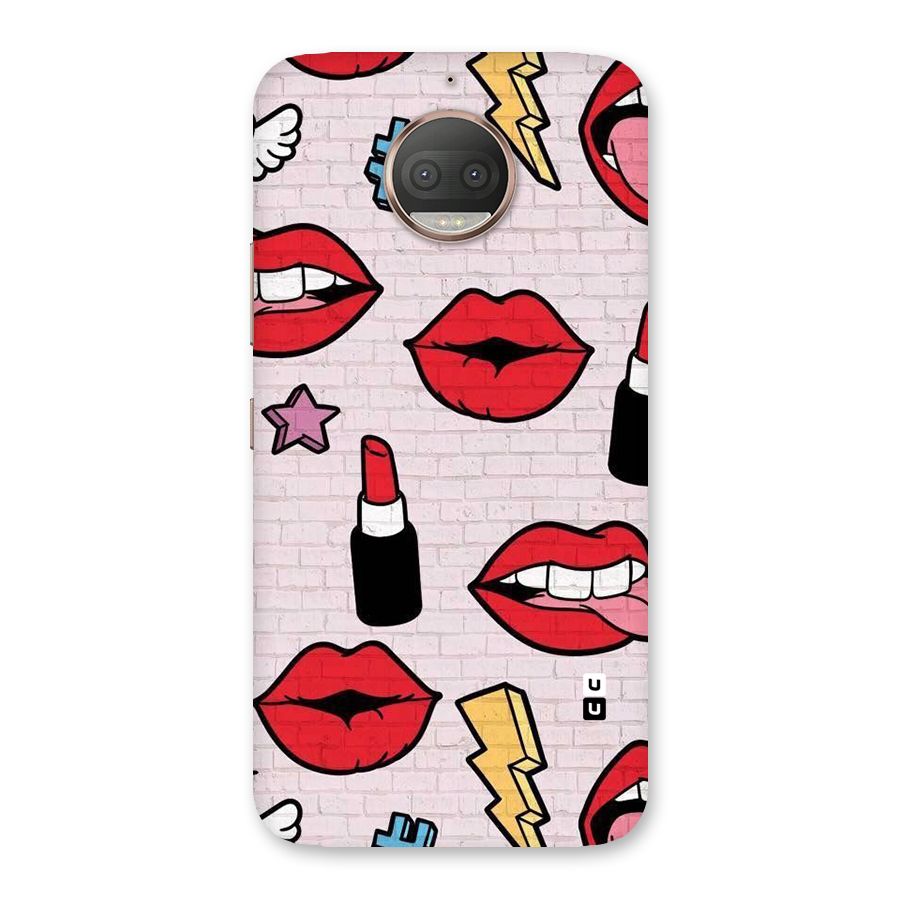 Bold Red Back Case for Moto G5s Plus