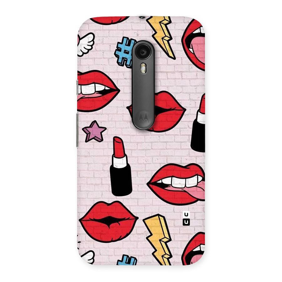Bold Red Back Case for Moto G Turbo