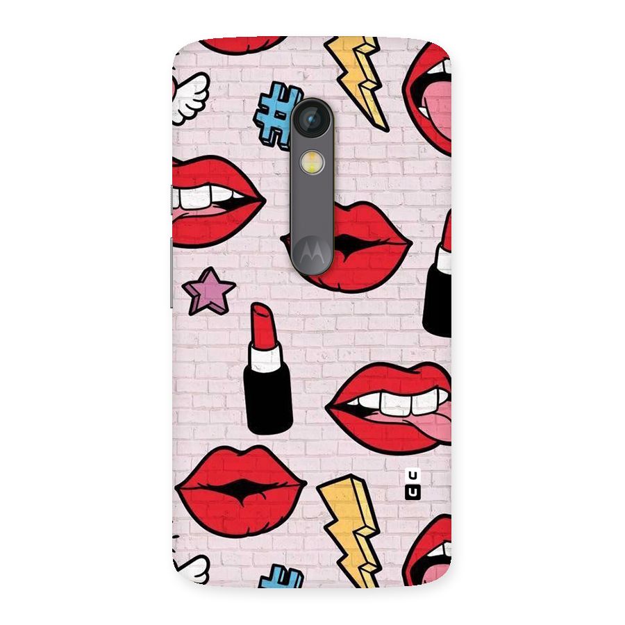 Bold Red Back Case for Moto X Play