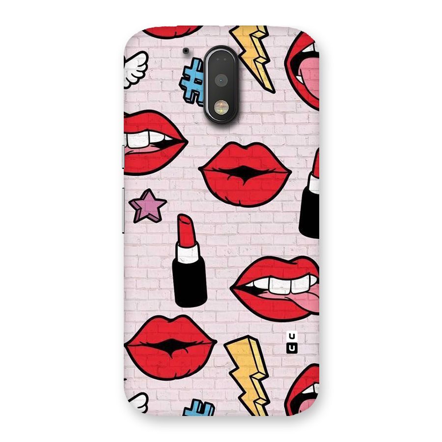 Bold Red Back Case for Motorola Moto G4