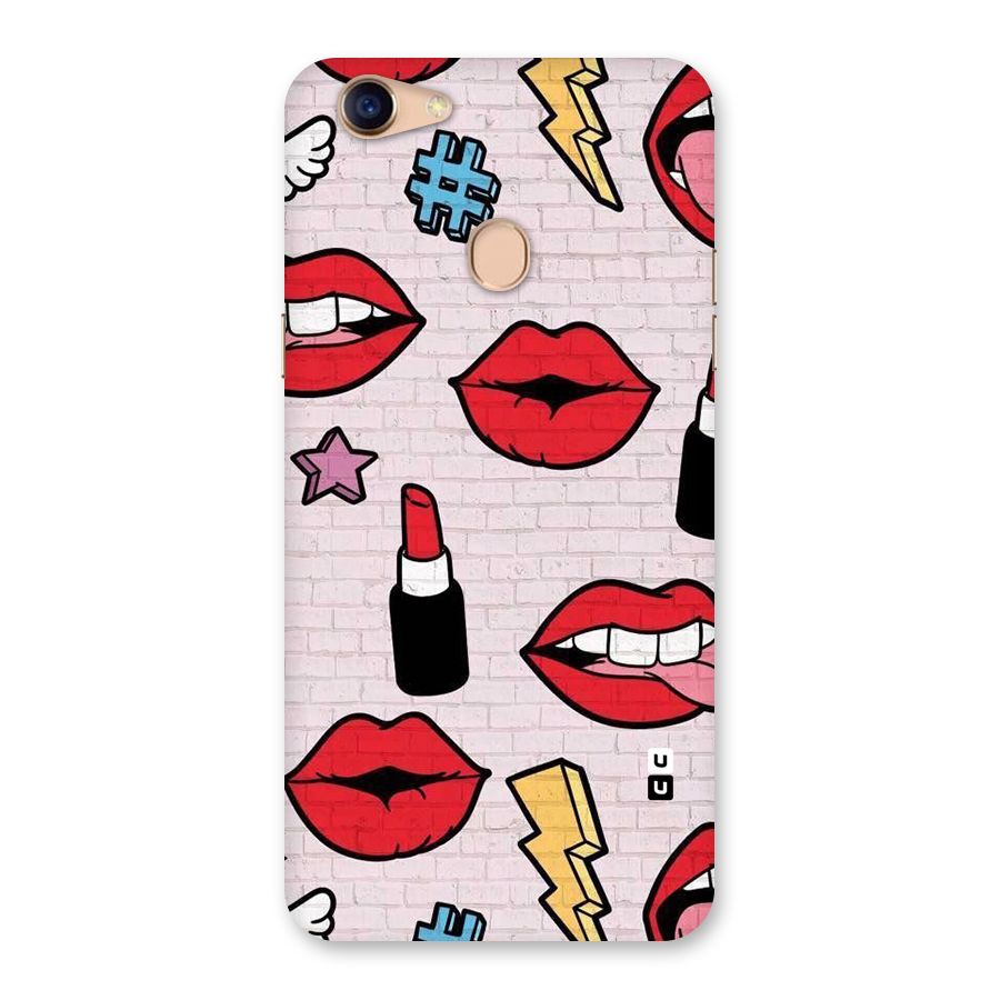 Bold Red Back Case for Oppo F5