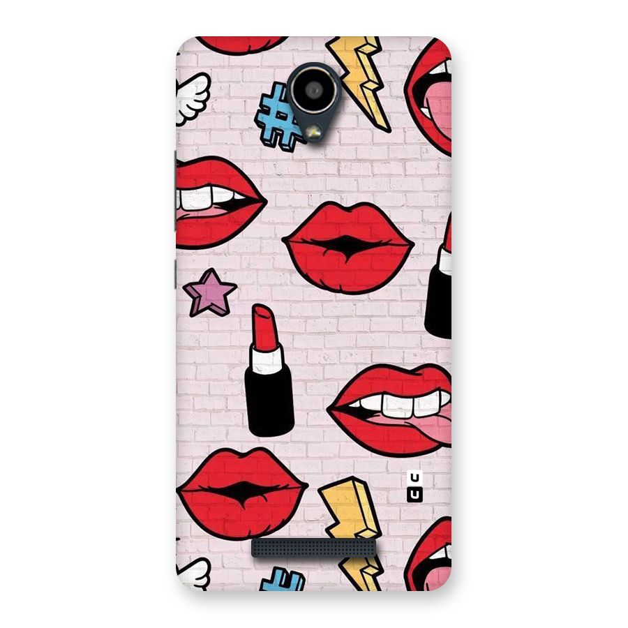 Bold Red Back Case for Redmi Note 2