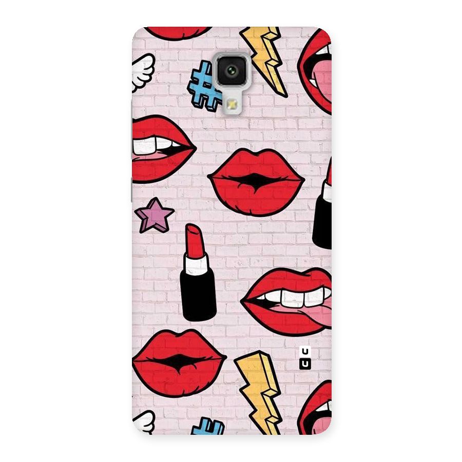 Bold Red Back Case for Xiaomi Mi 4