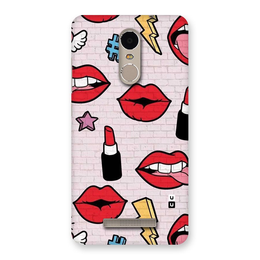 Bold Red Back Case for Xiaomi Redmi Note 3