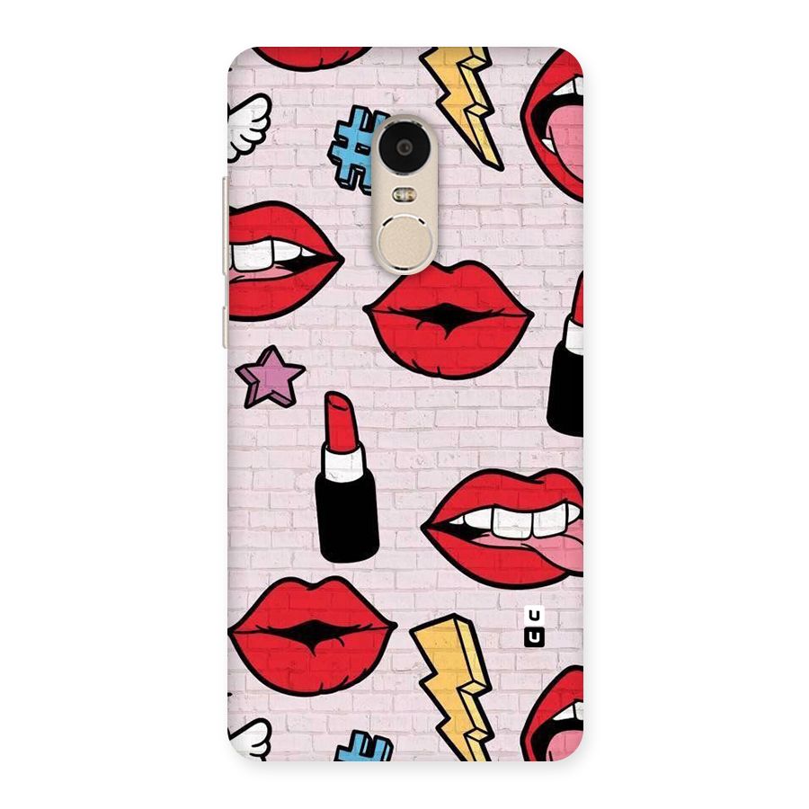 Bold Red Back Case for Xiaomi Redmi Note 4