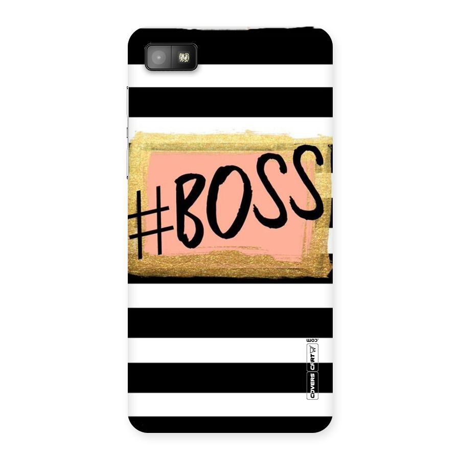 Boss Stripes Back Case for Blackberry Z10