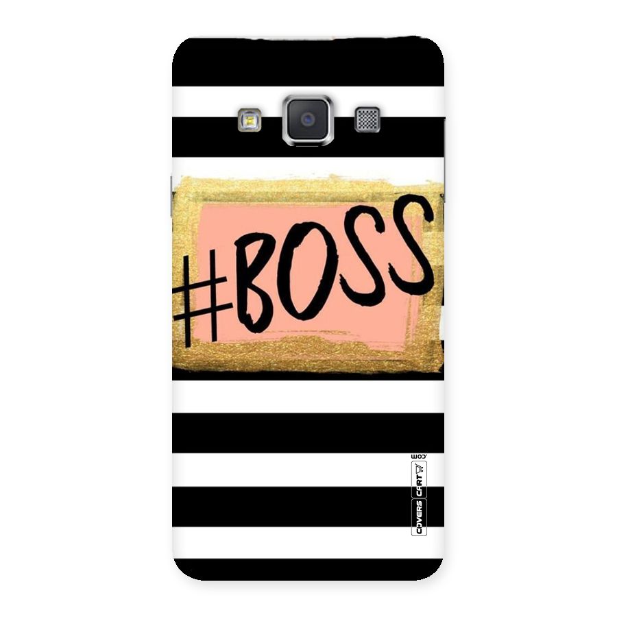 Boss Stripes Back Case for Galaxy A3