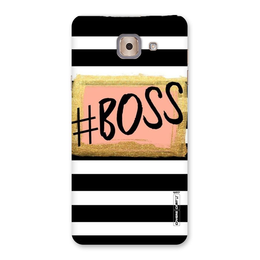 Boss Stripes Back Case for Galaxy J7 Max