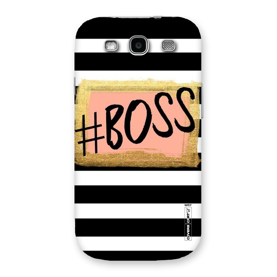 Boss Stripes Back Case for Galaxy S3