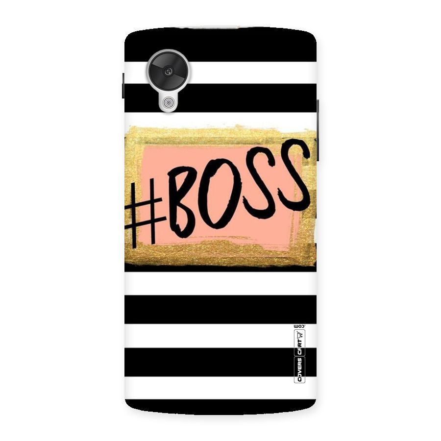 Boss Stripes Back Case for Google Nexsus 5