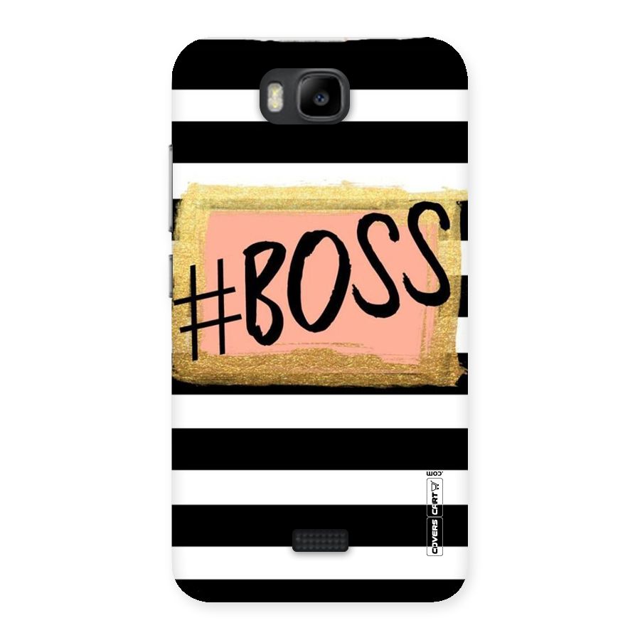 Boss Stripes Back Case for Honor Bee