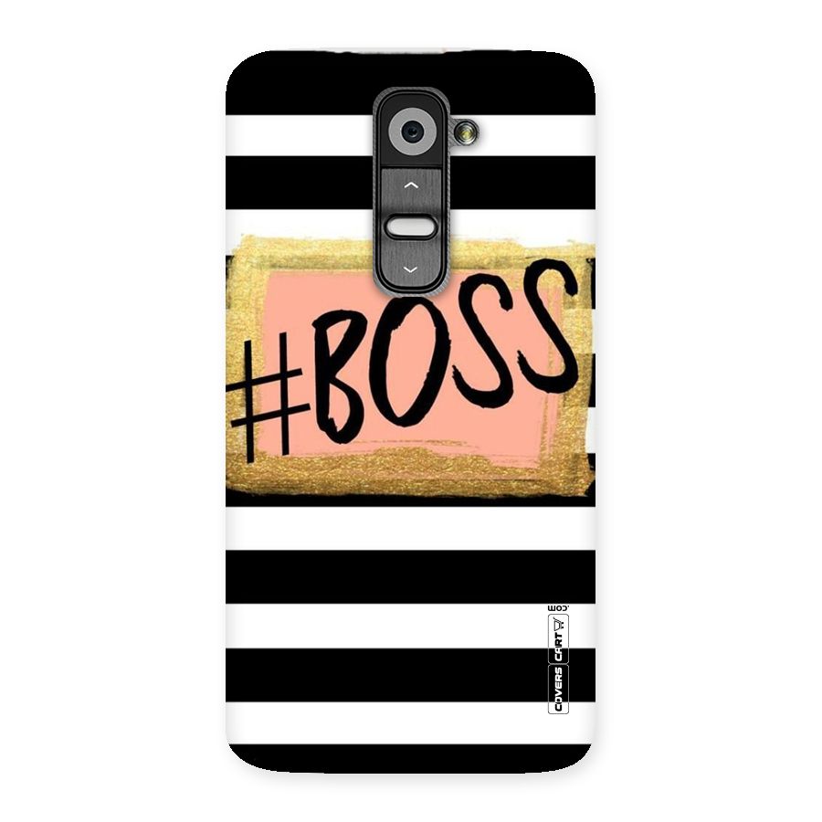 Boss Stripes Back Case for LG G2
