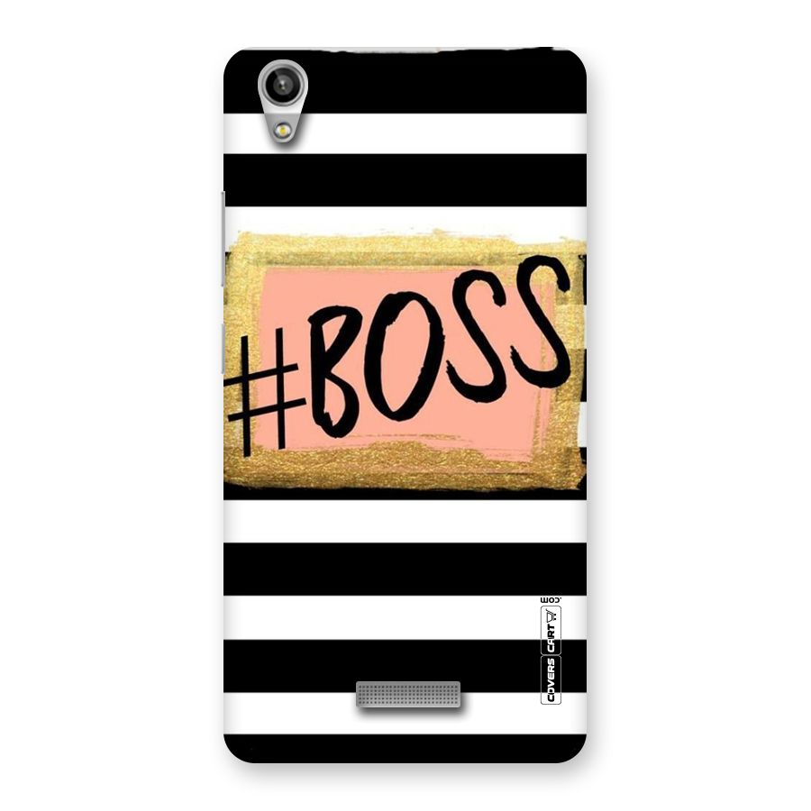 Boss Stripes Back Case for Lava-Pixel-V1