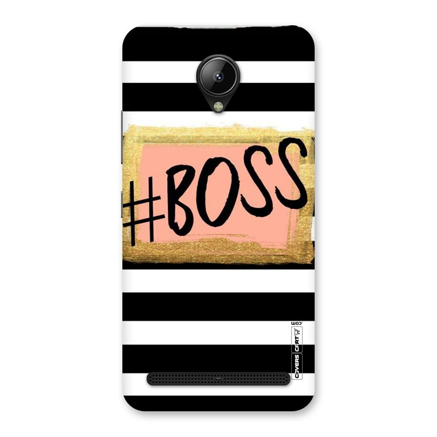 Boss Stripes Back Case for Lenovo C2