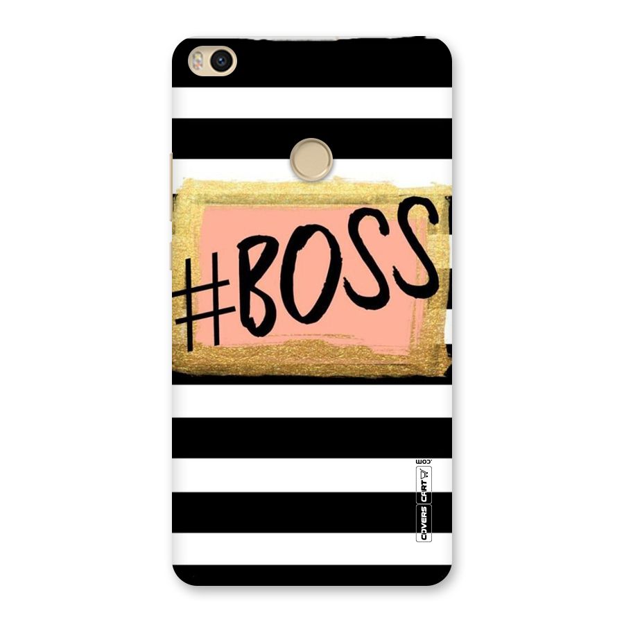 Boss Stripes Back Case for Mi Max 2