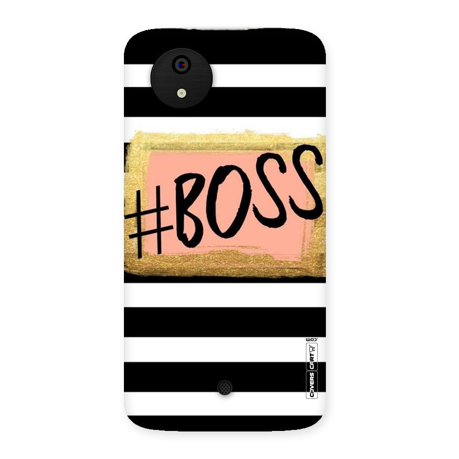 Boss Stripes Back Case for Micromax Canvas A1