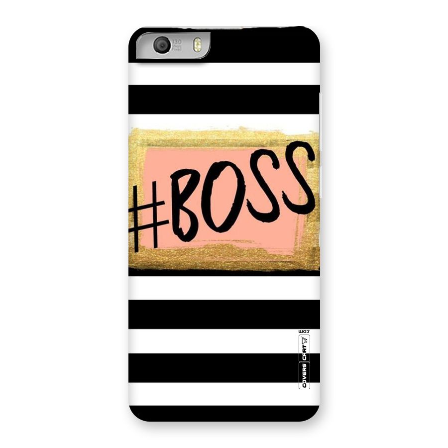 Boss Stripes Back Case for Micromax Canvas Knight 2
