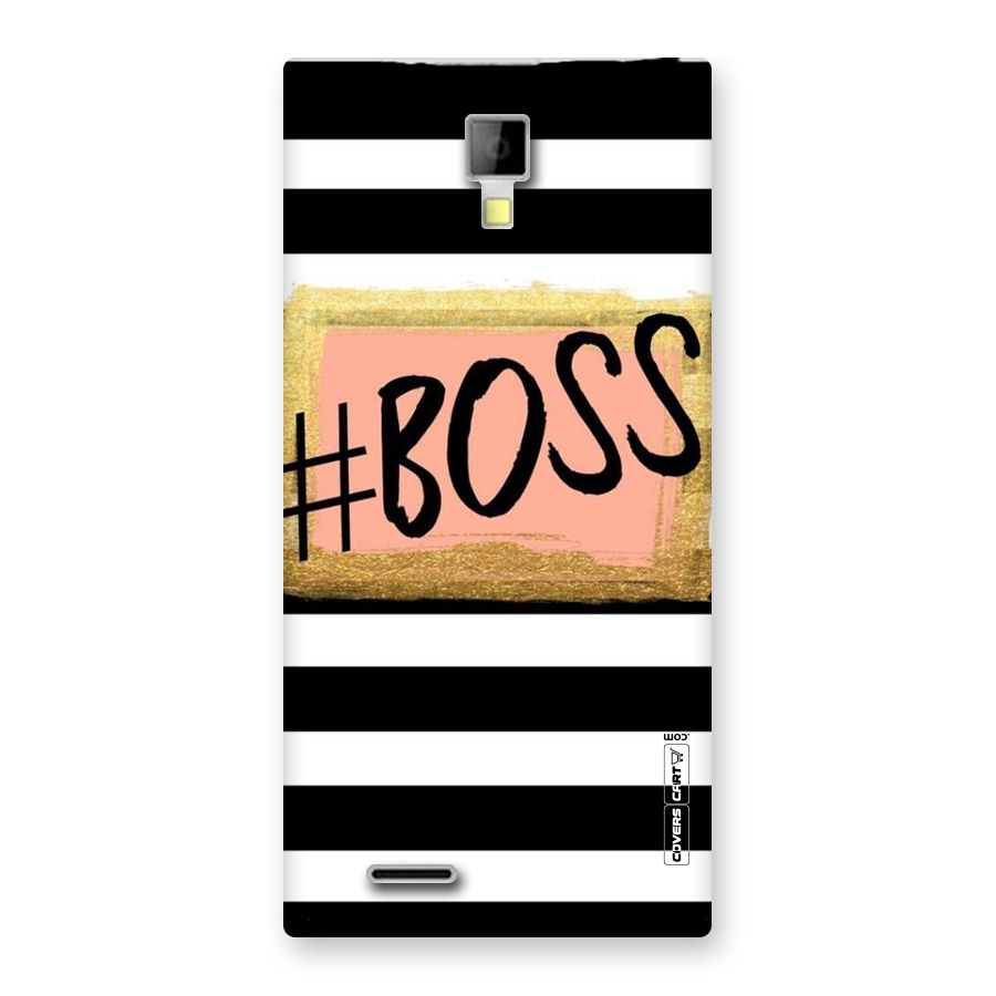 Boss Stripes Back Case for Micromax Canvas Xpress A99