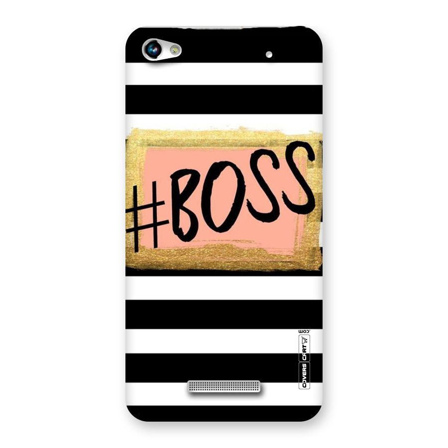 Boss Stripes Back Case for Micromax Hue 2