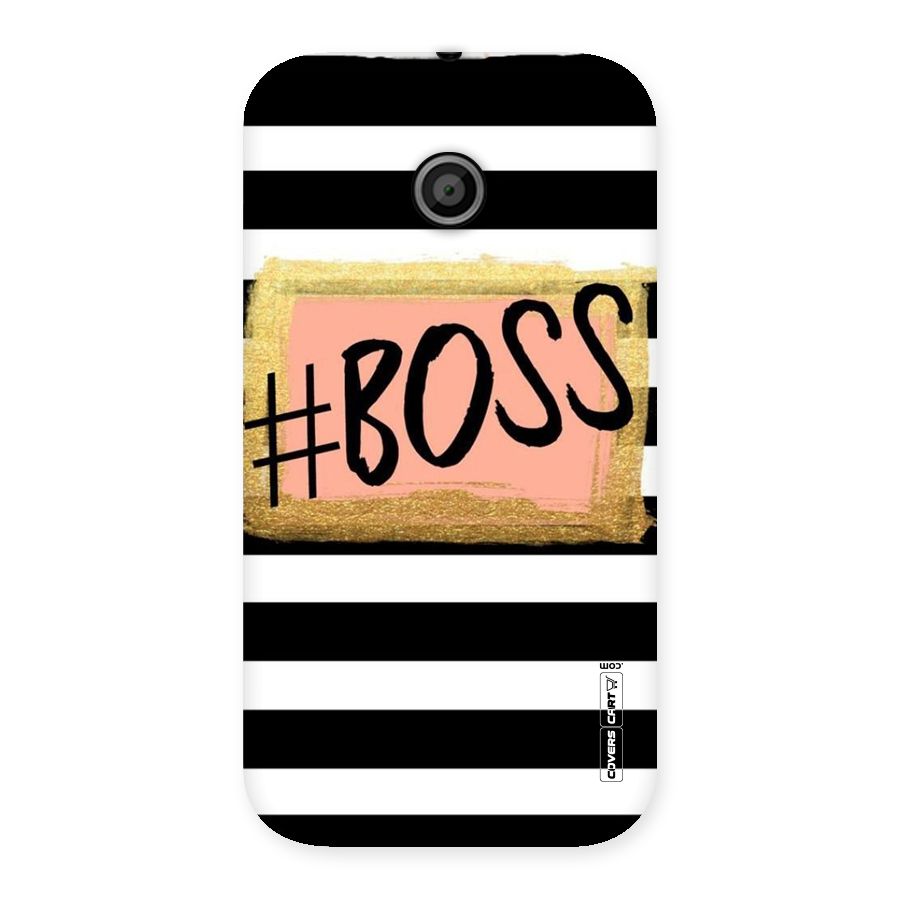 Boss Stripes Back Case for Moto E