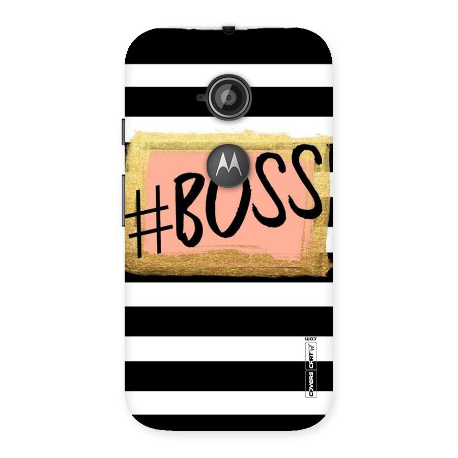 Boss Stripes Back Case for Moto E 2nd Gen