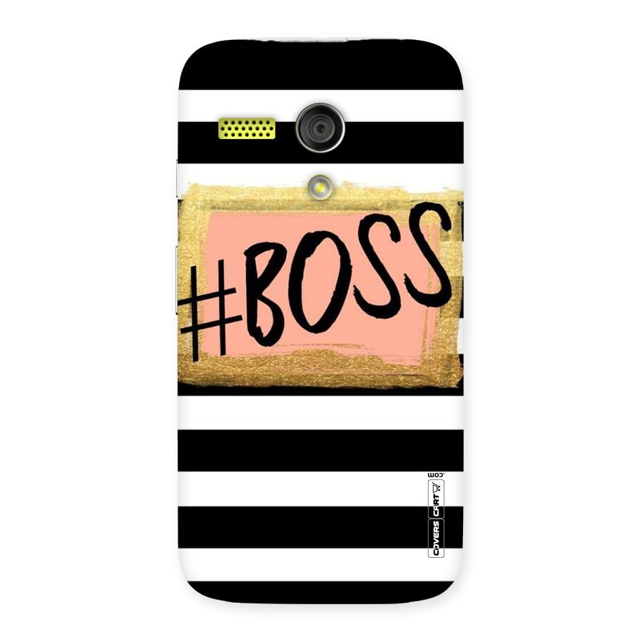 Boss Stripes Back Case for Moto G