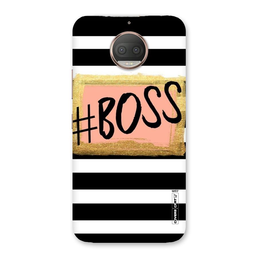 Boss Stripes Back Case for Moto G5s Plus