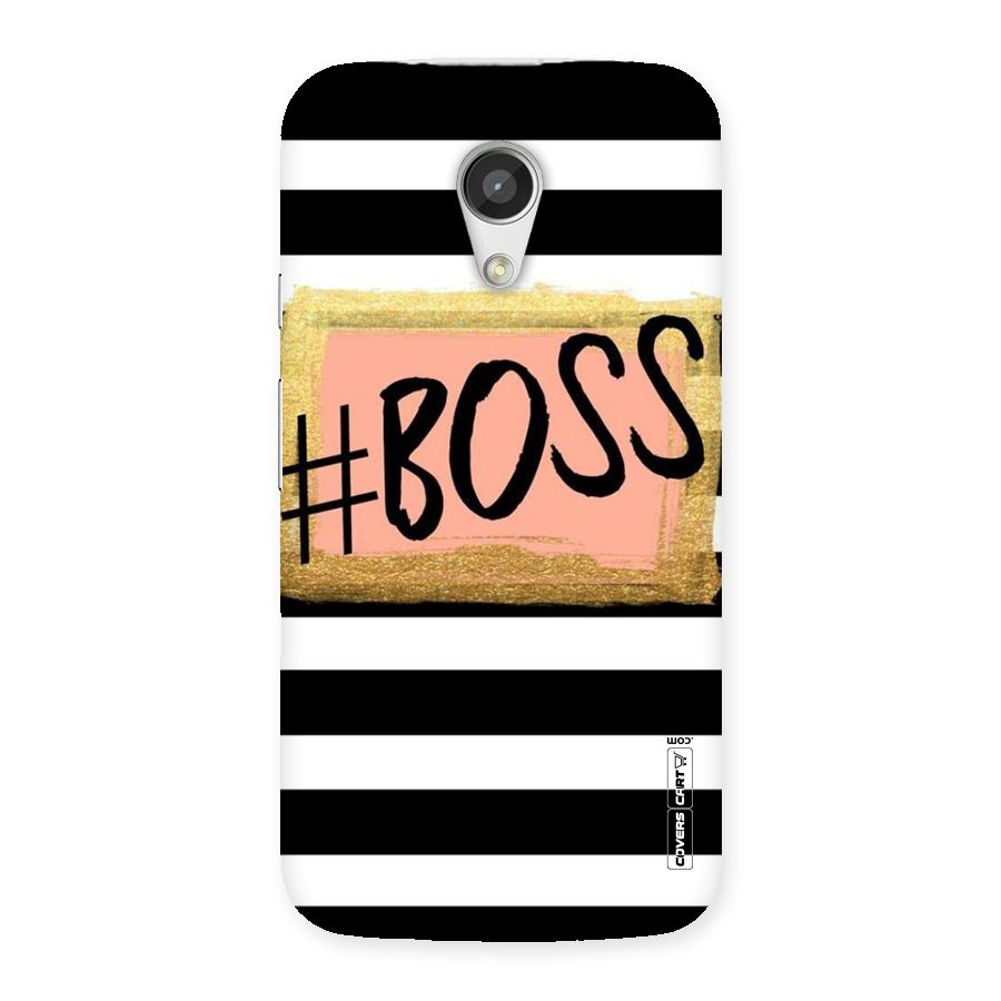 Boss Stripes Back Case for Moto G 2nd Gen