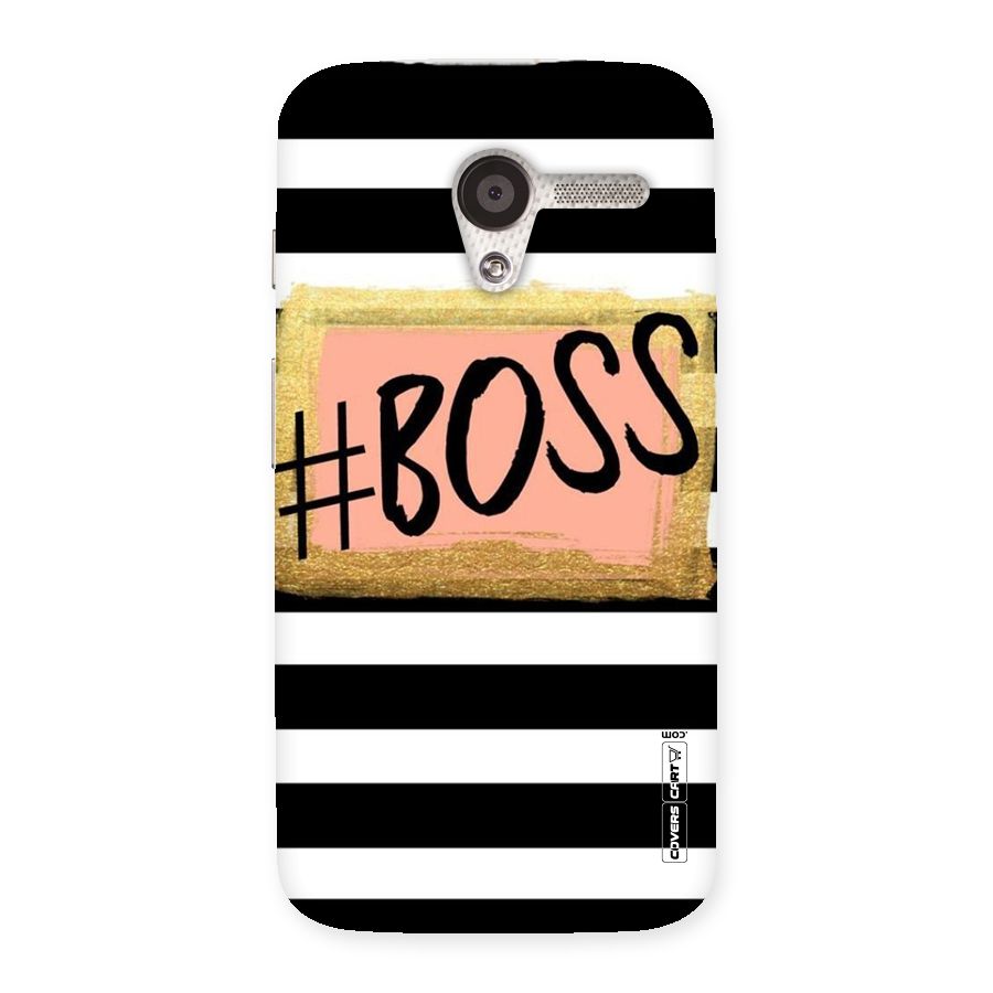 Boss Stripes Back Case for Moto X