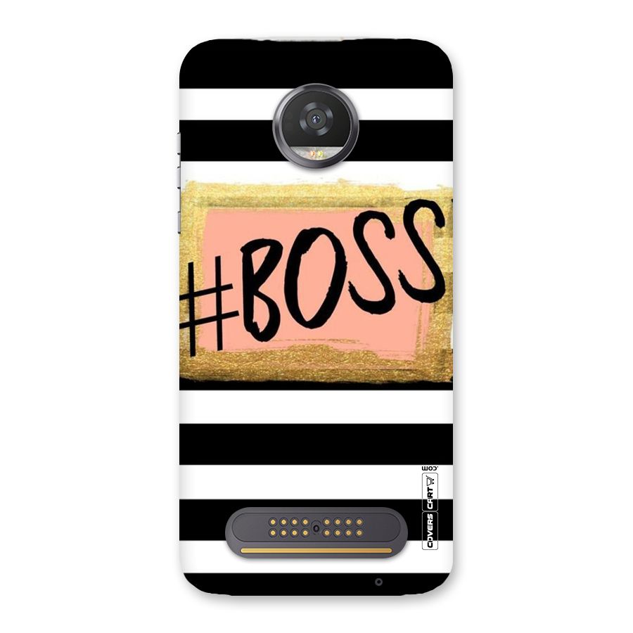 Boss Stripes Back Case for Moto Z2 Play