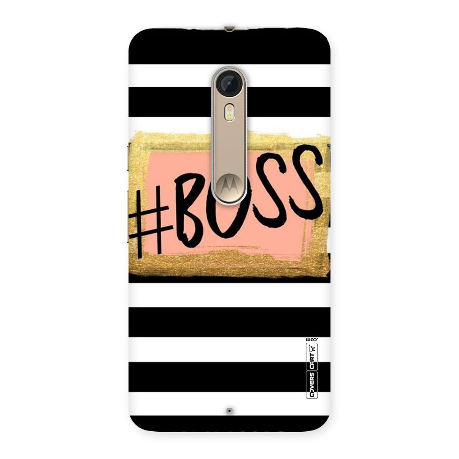 Boss Stripes Back Case for Motorola Moto X Style