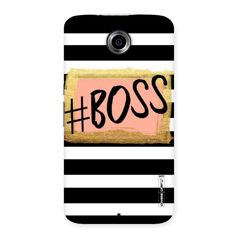 Boss Stripes Back Case for Nexsus 6