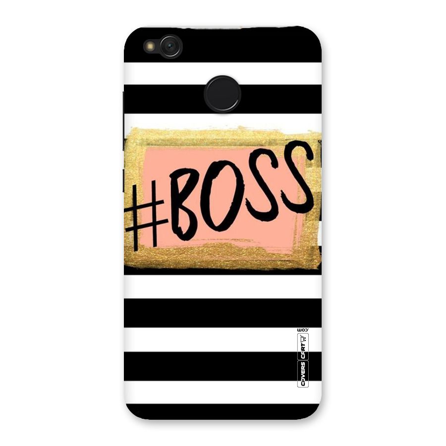 Boss Stripes Back Case for Redmi 4